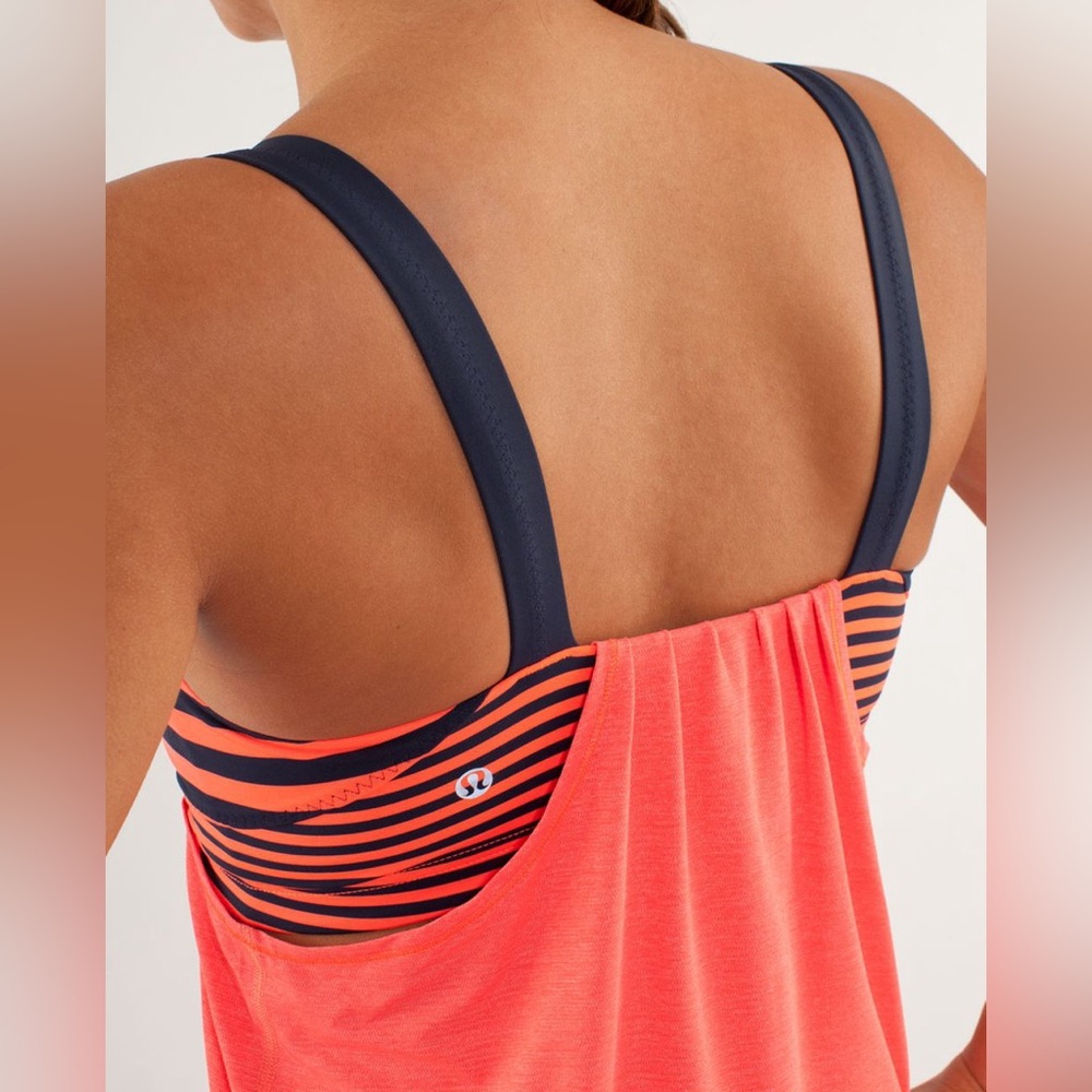 Set of Lululemon Back on Track Tank + Vinyasa Scarf Size 10 - Picture 3 of 10